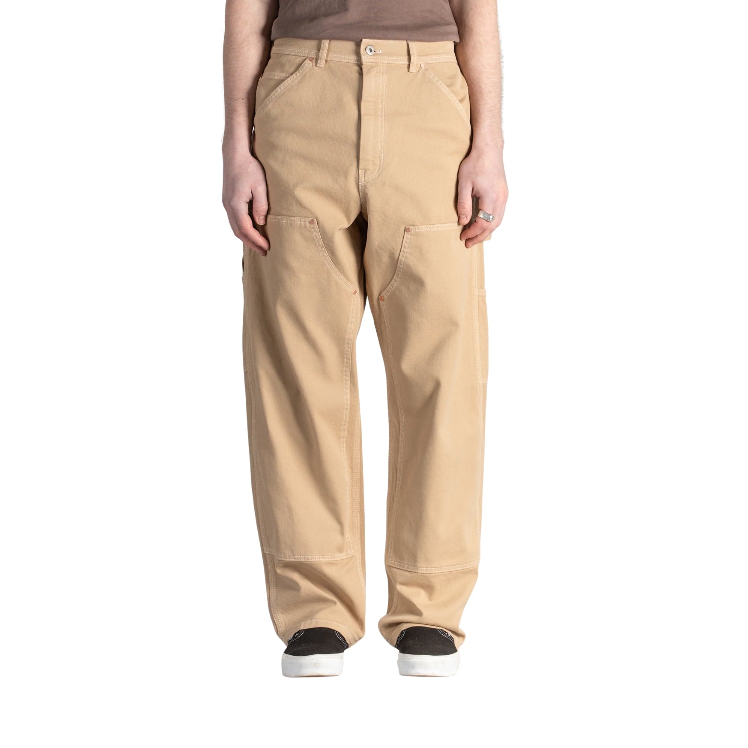 Stan Ray Double Knee Pant — Vintage Khaki Duck — view 2