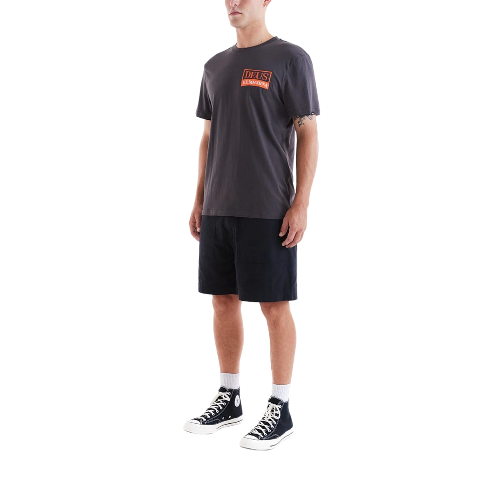 DEUS EX MACHINA SHAKE UP TEE - ANTHRACITE