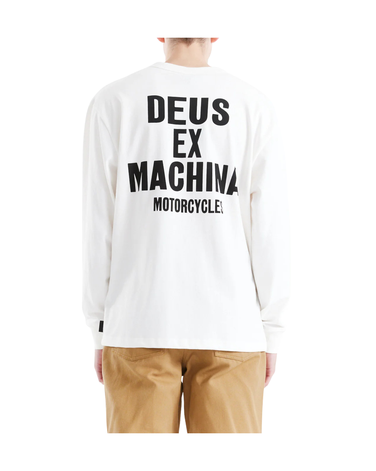 DEUS EX MACHINA RIDE READY LS TEE - VINTAGE WHITE