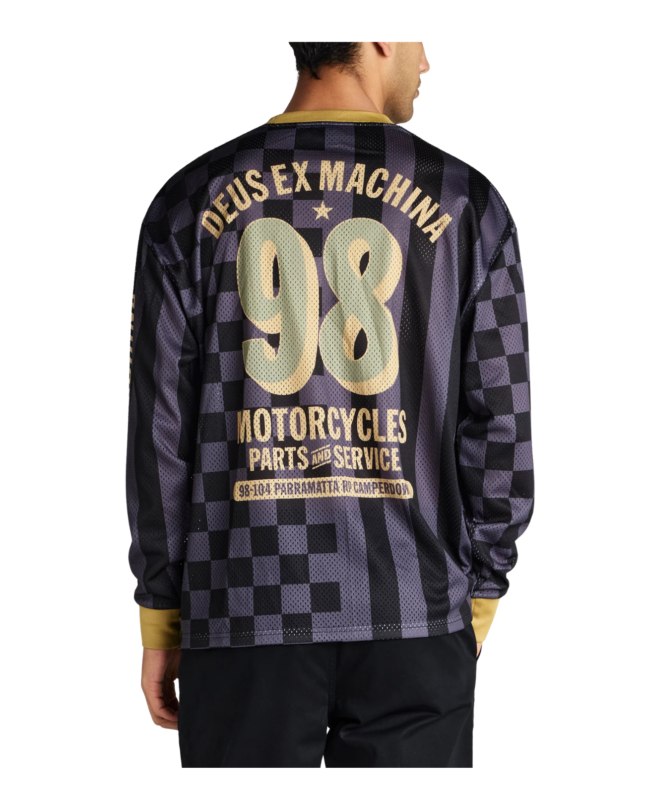 DEUS EX MACHINA LEGACY MOTO JERSEY - BLACK BEAUTY