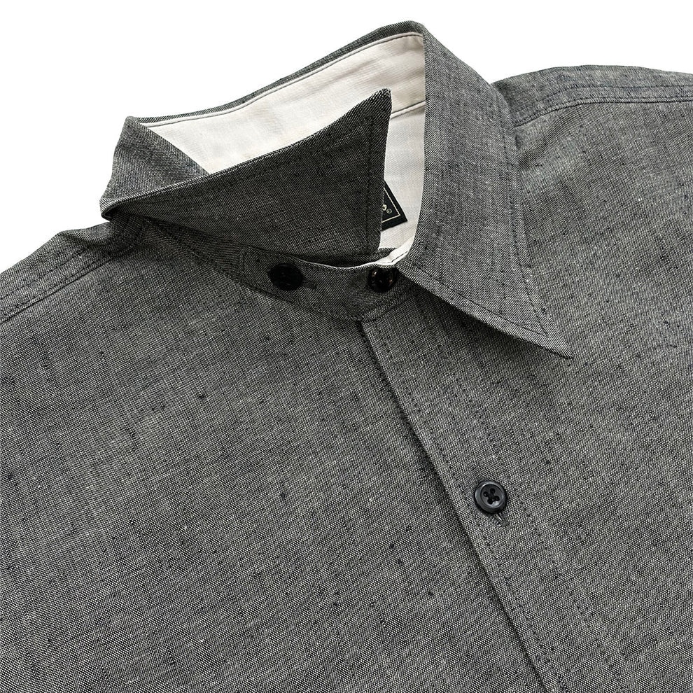 DRY BONES NEP WORK SHIRT - GRAY