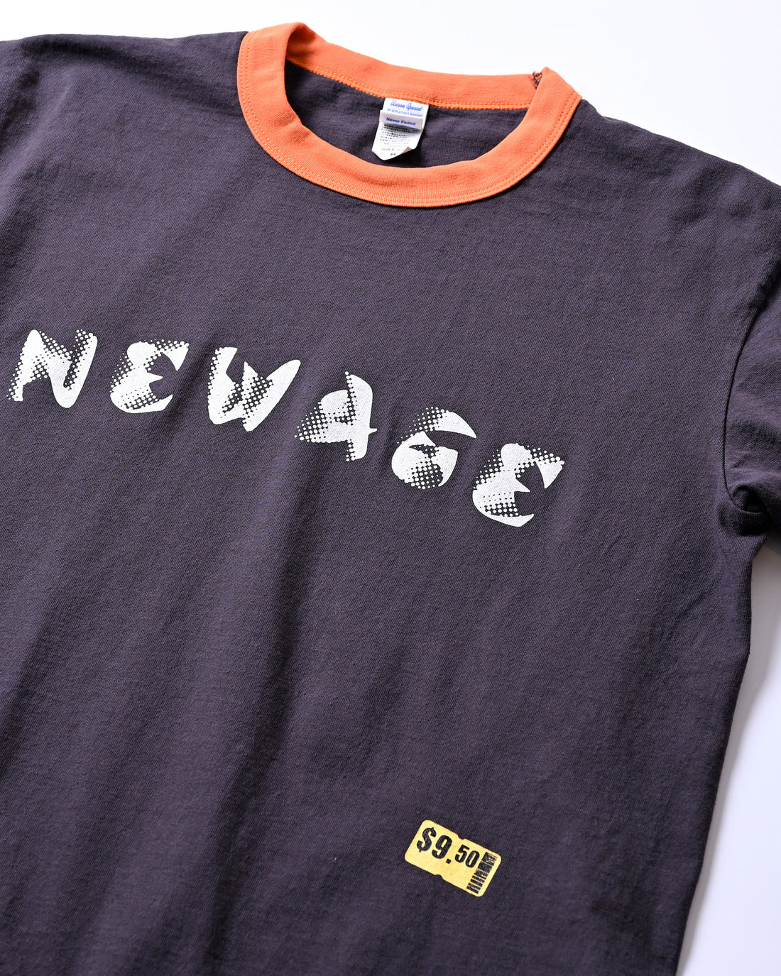 UNISON SPECIAL S/S NICKY 16/-DE RINGER TEE(NEWAGE) - CHACOAL