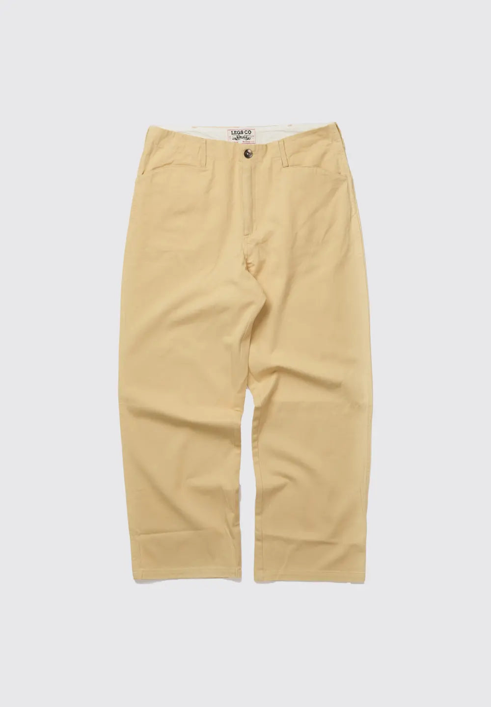 LEGS CO STRAIGHT CUT - REGULAR WORK PANTS - BEIGE