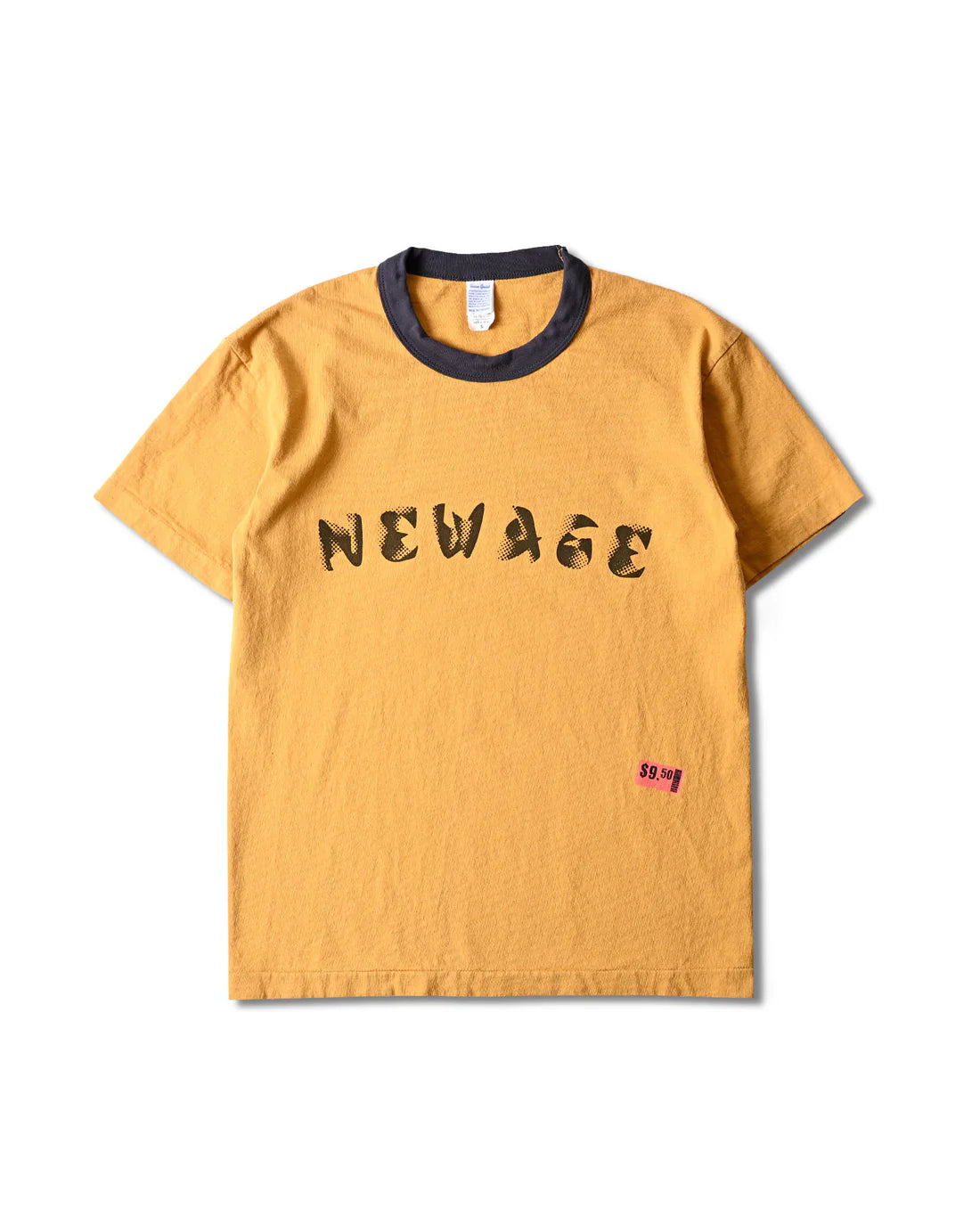 UNISON SPECIAL S/S NICKY 16/-DE RINGER TEE(NEWAGE) - MUSTARD