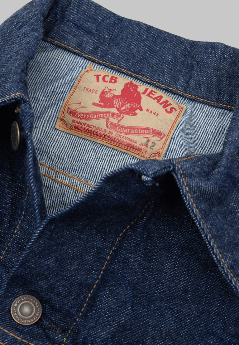 TCB JEANS 60'S TRUCKER JACKET - INDIGO