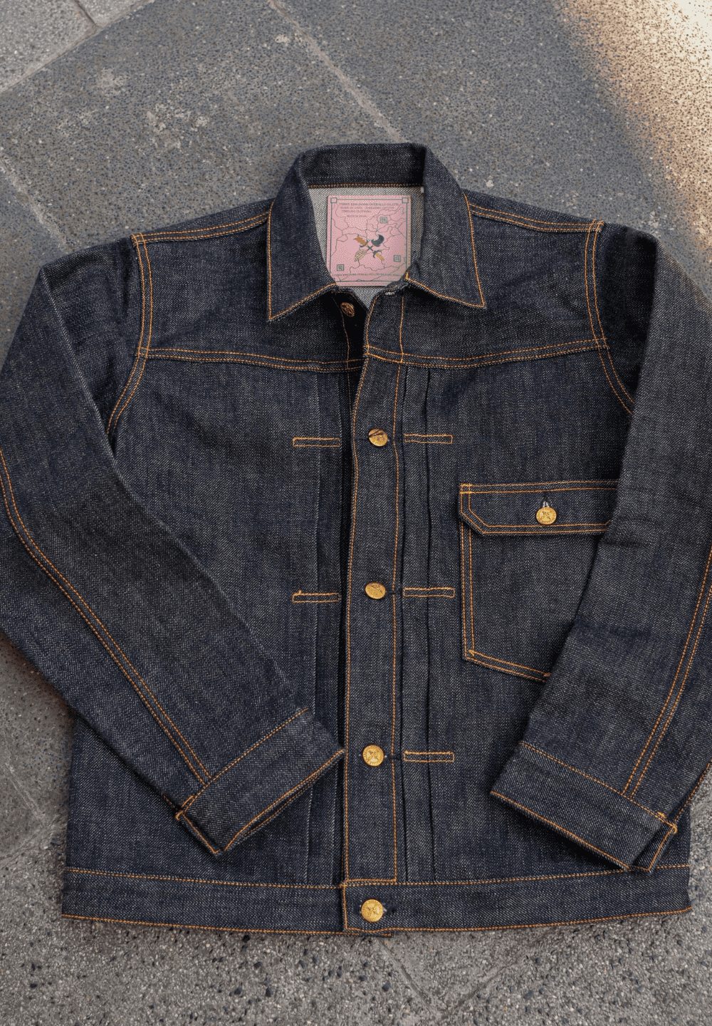 THREE KINGDOMS TYPE 1 DENIM JACKET - INDIGO