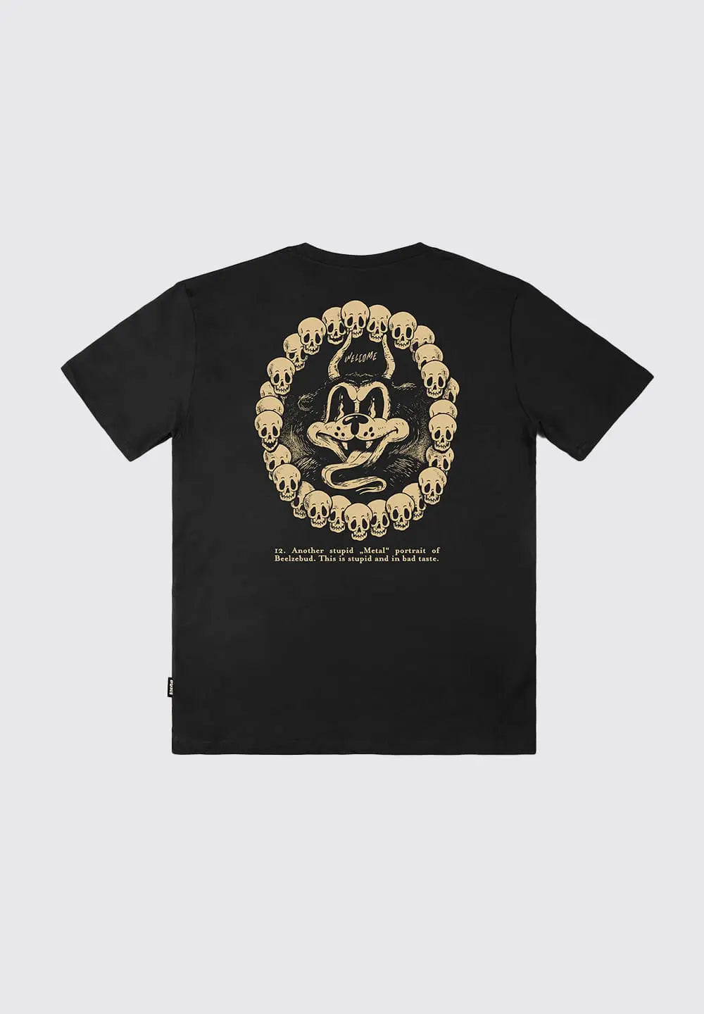 THE DUDES BELZEEBUD T-SHIRT - BLACK