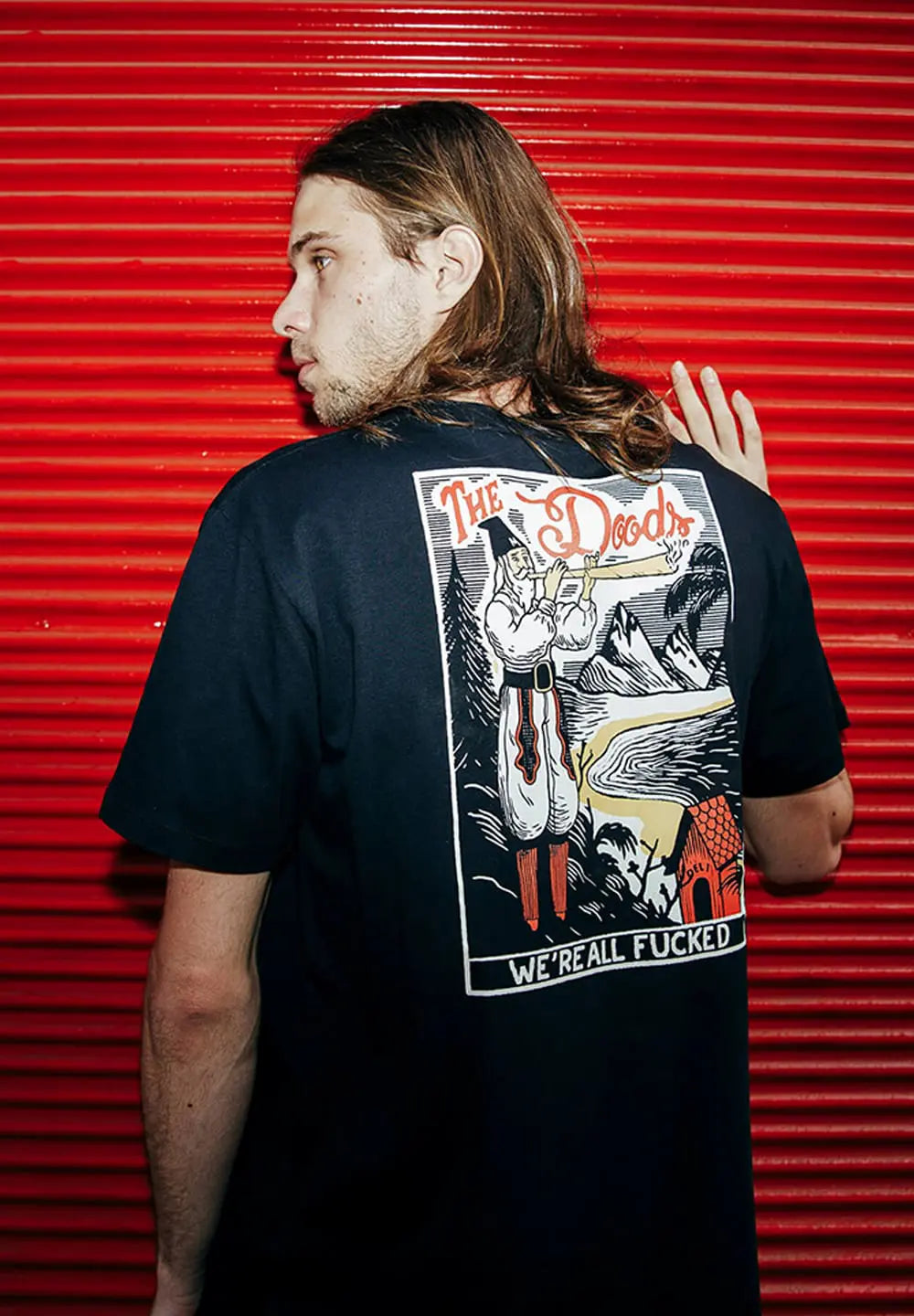 THE DUDES ALL FUCKED T-SHIRT - BLACK
