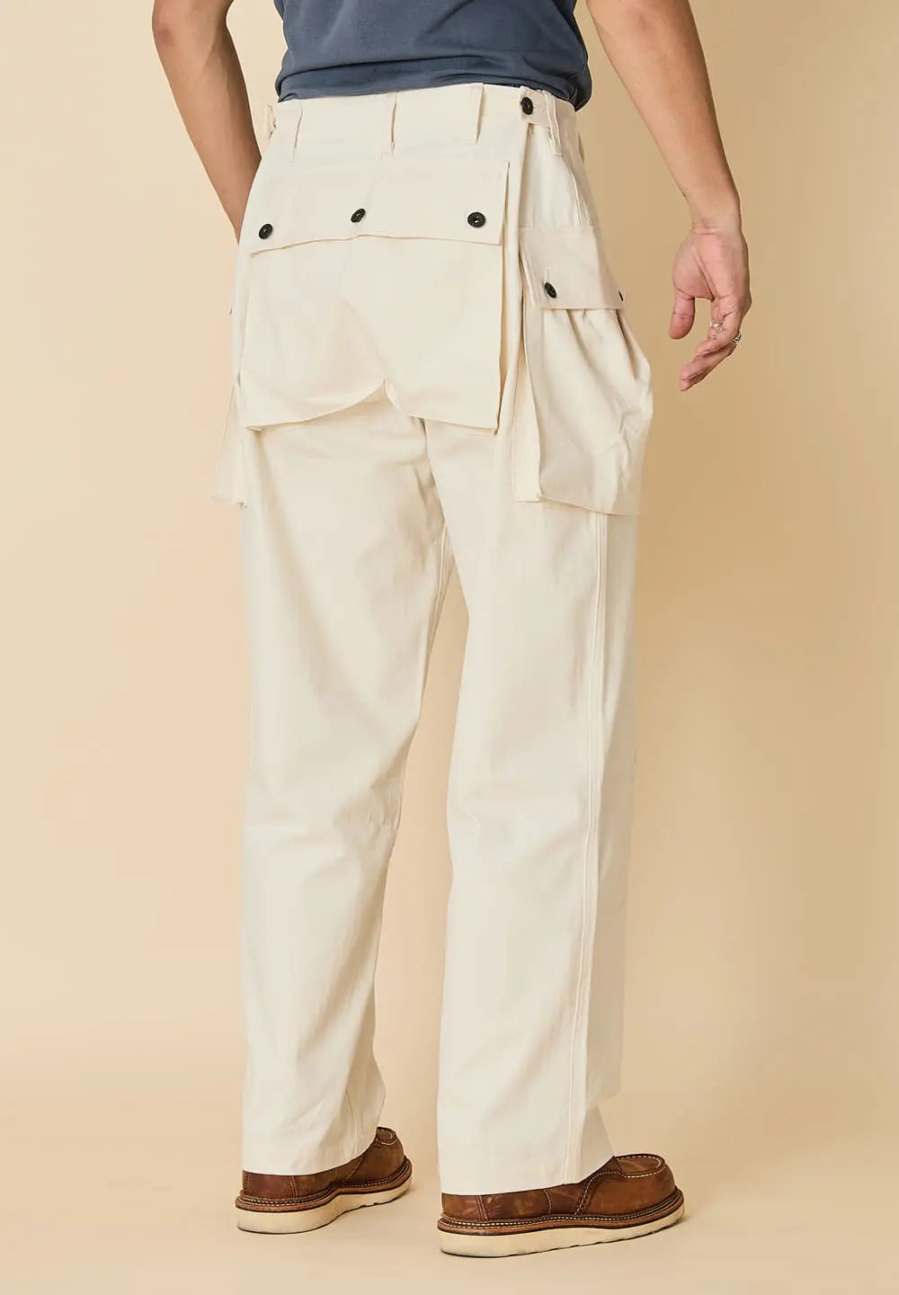 LEGS CO MONKEY PANTS - OFF WHITE