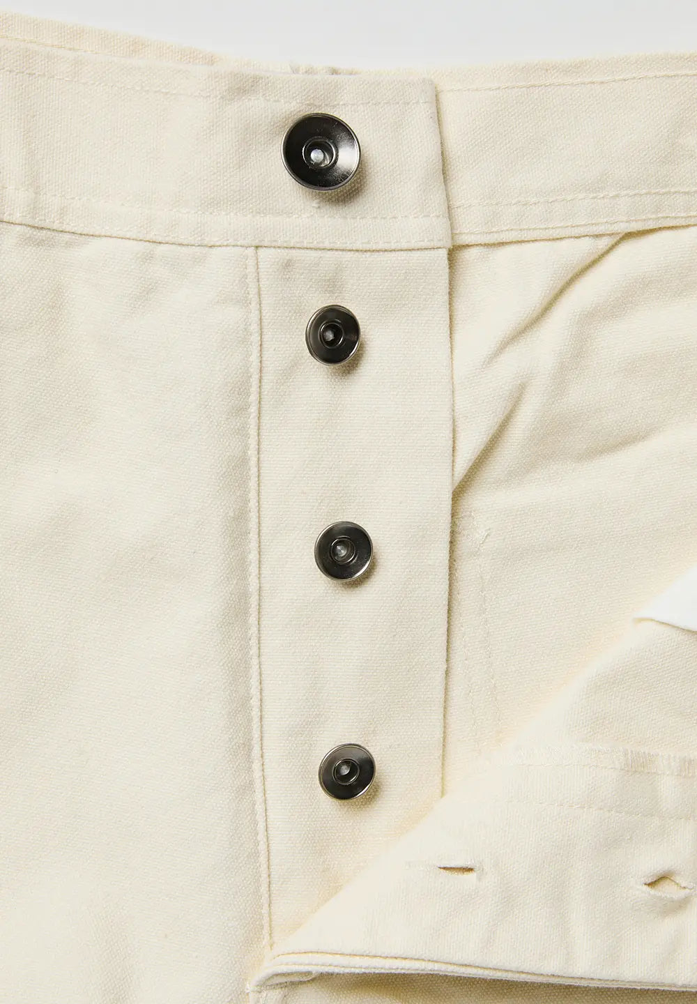 LEGS CO DOUBLE KNEE PAINTER PANTS - OFF WHITE