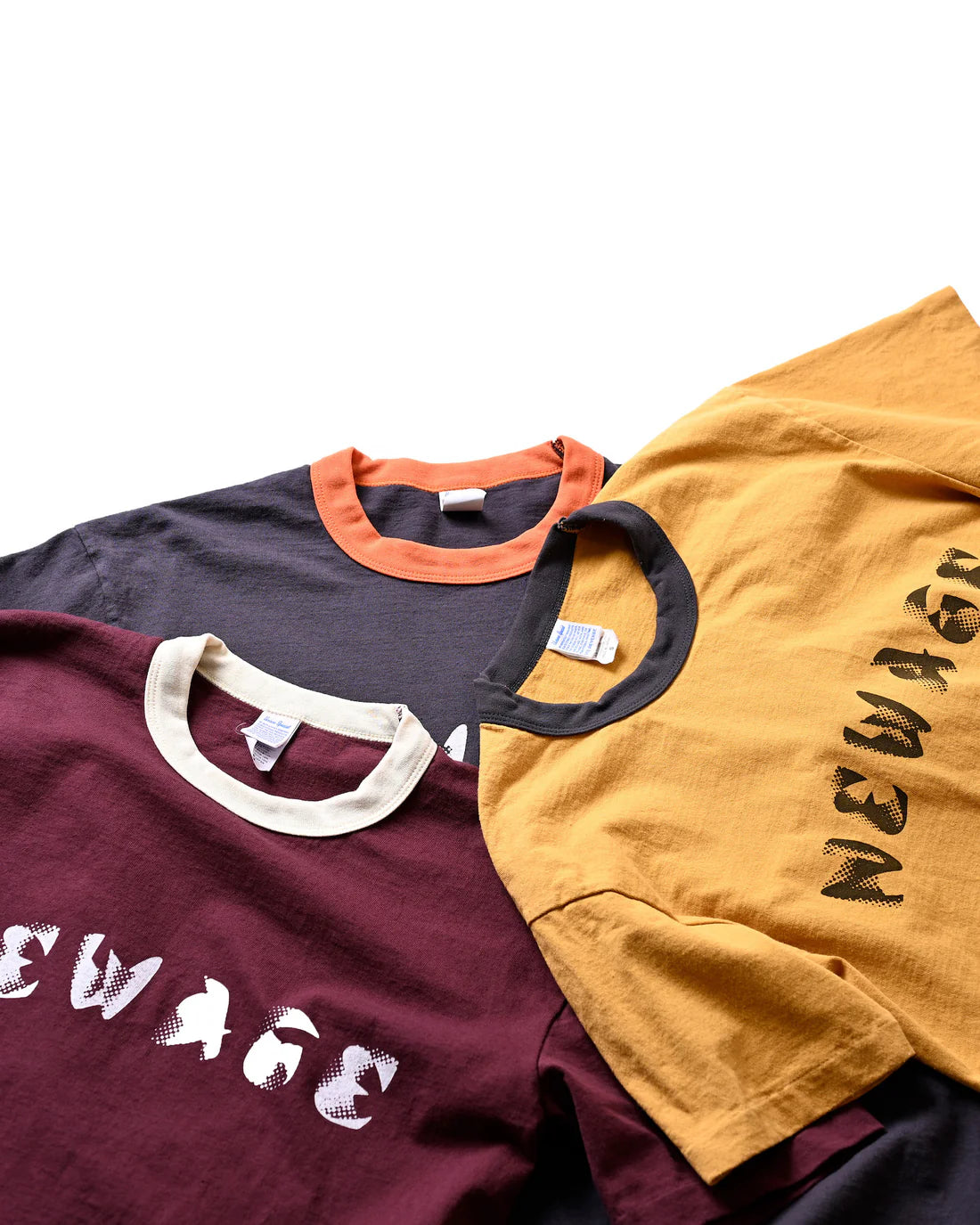 UNISON SPECIAL S/S NICKY 16/-DE RINGER TEE(NEWAGE) - MUSTARD