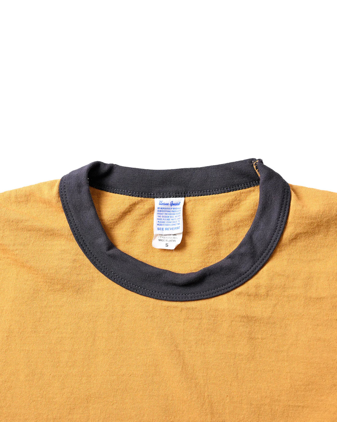 UNISON SPECIAL S/S NICKY 16/-DE RINGER TEE(NEWAGE) - MUSTARD