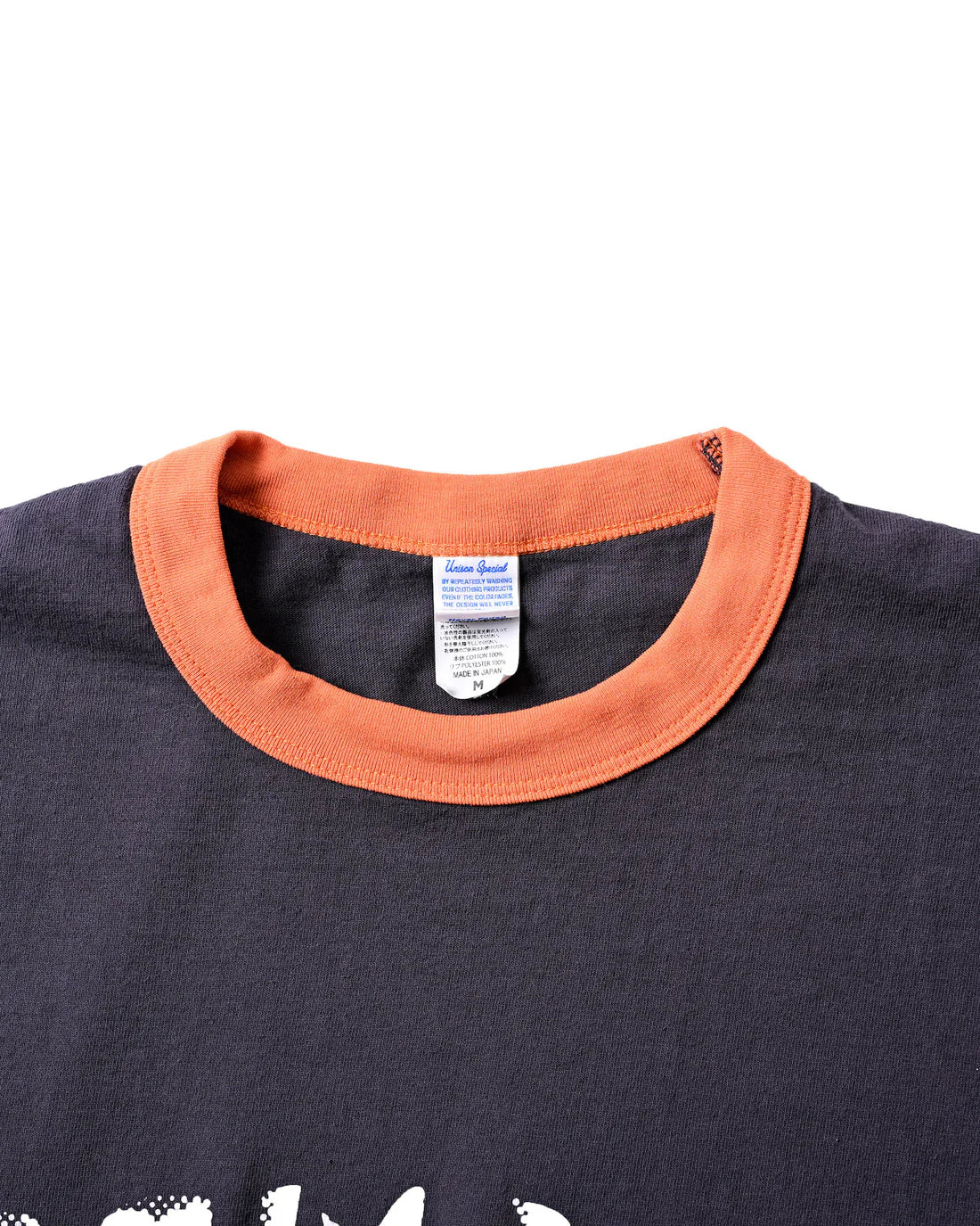 UNISON SPECIAL S/S NICKY 16/-DE RINGER TEE(NEWAGE) - CHACOAL