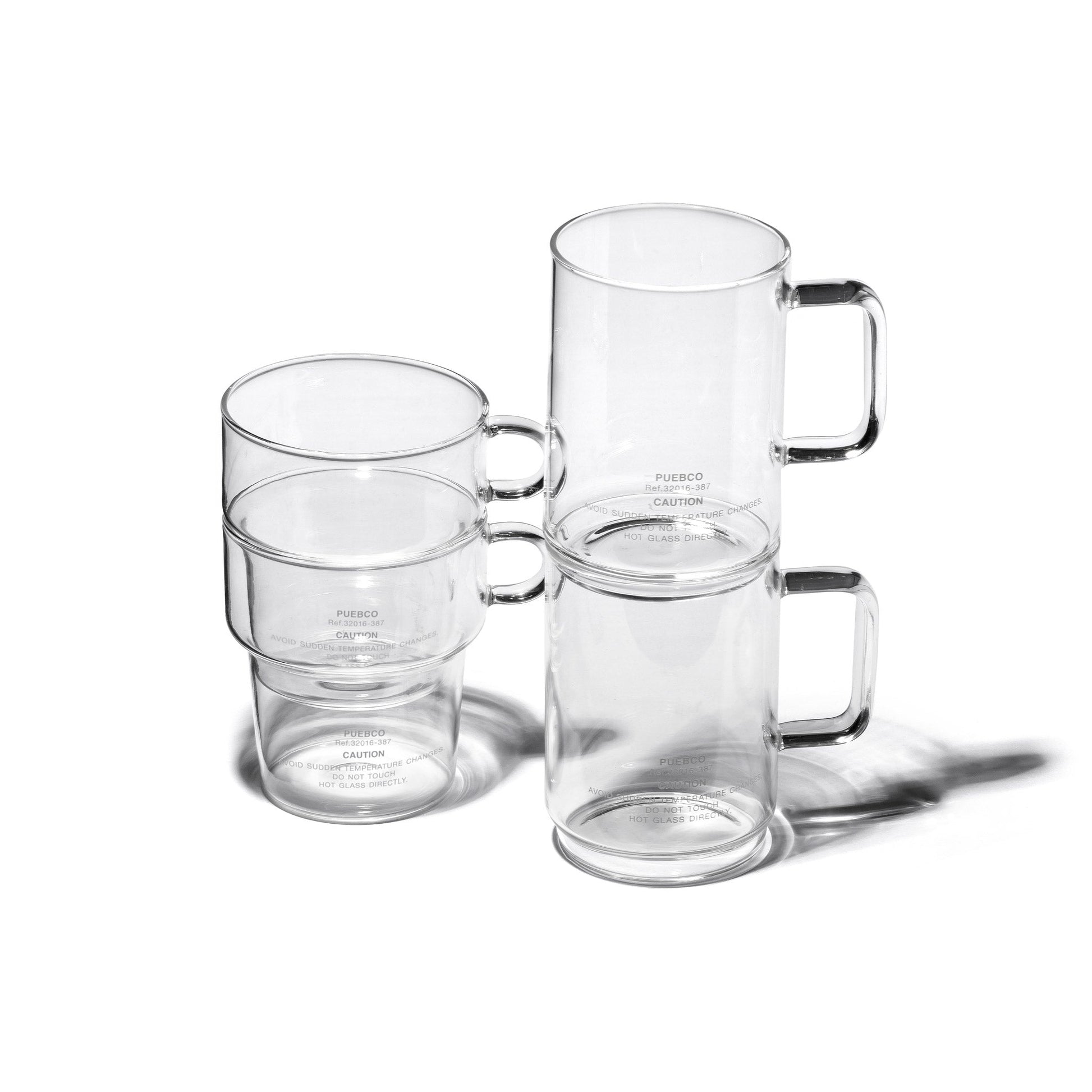 PUEBCO BOROSILICATE GLASS MUG / Deep Stacking