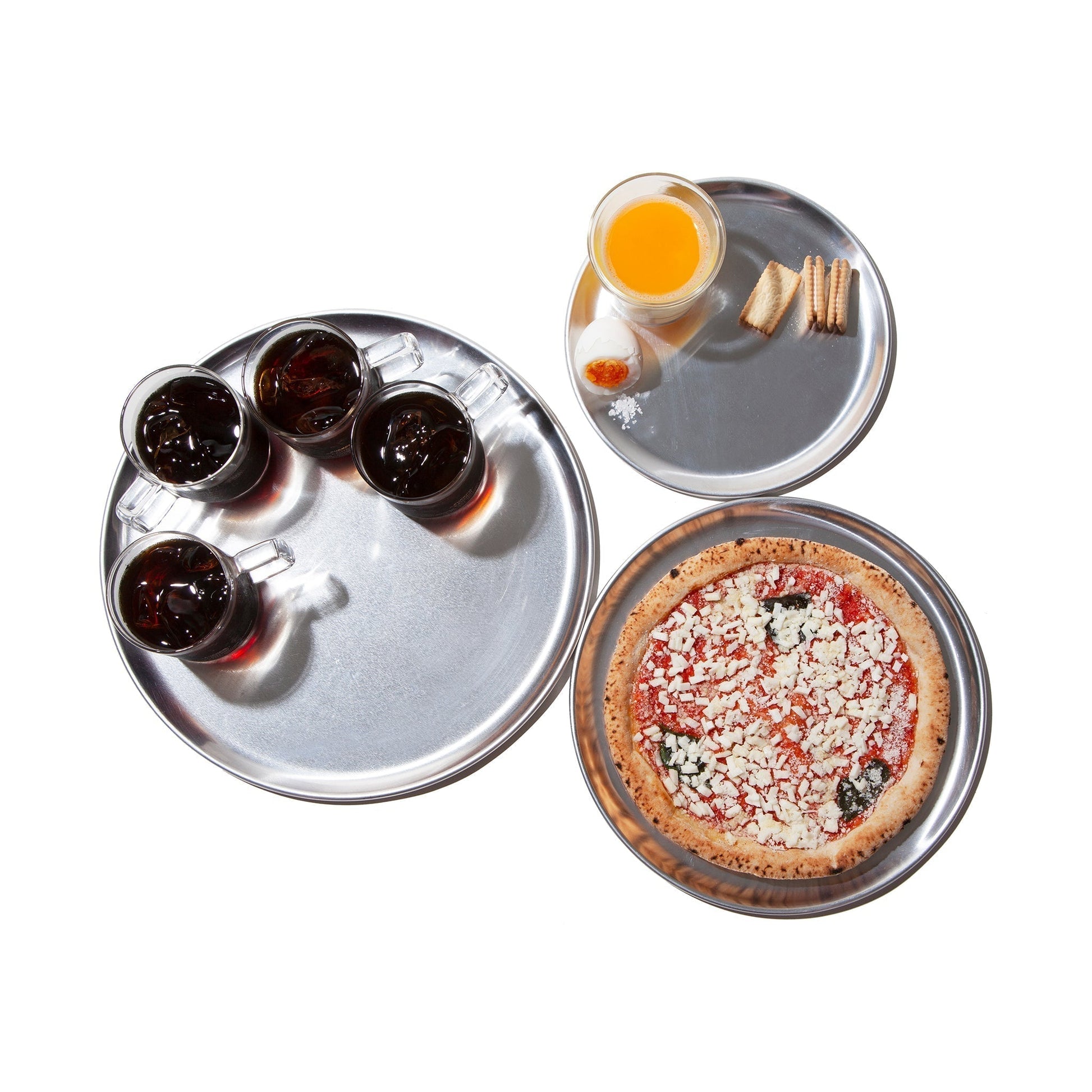 PUEBCO ALUMINIUM ROUND TRAY / ø8"