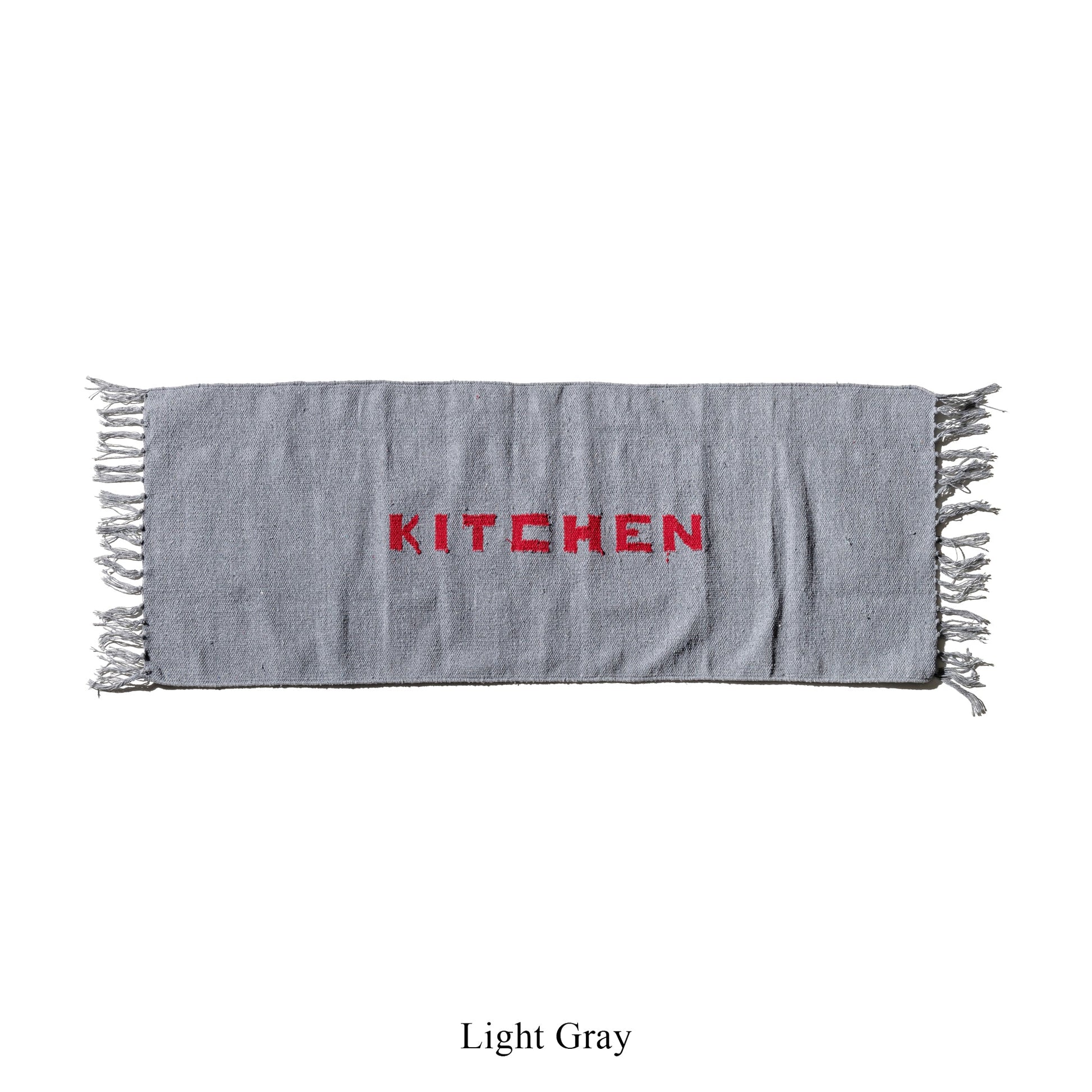 PUEBCO HANDLOOMED RECYCLE YARN KITCHEN MAT