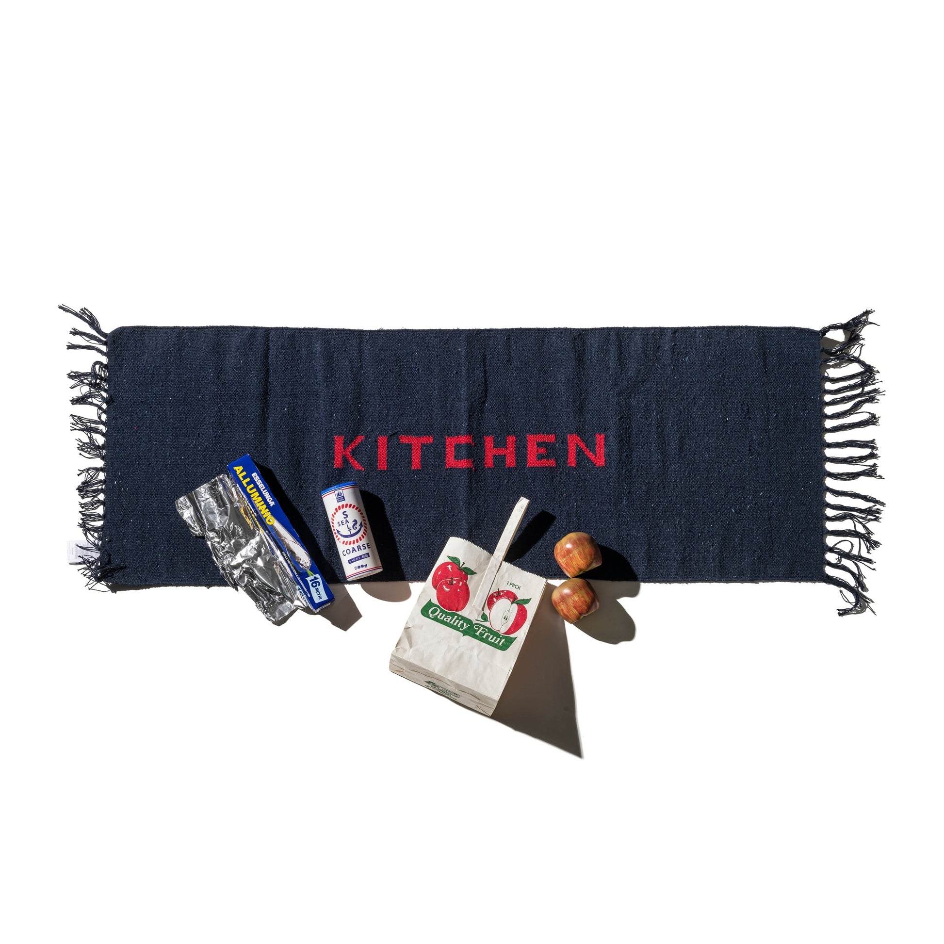 PUEBCO HANDLOOMED RECYCLE YARN KITCHEN MAT