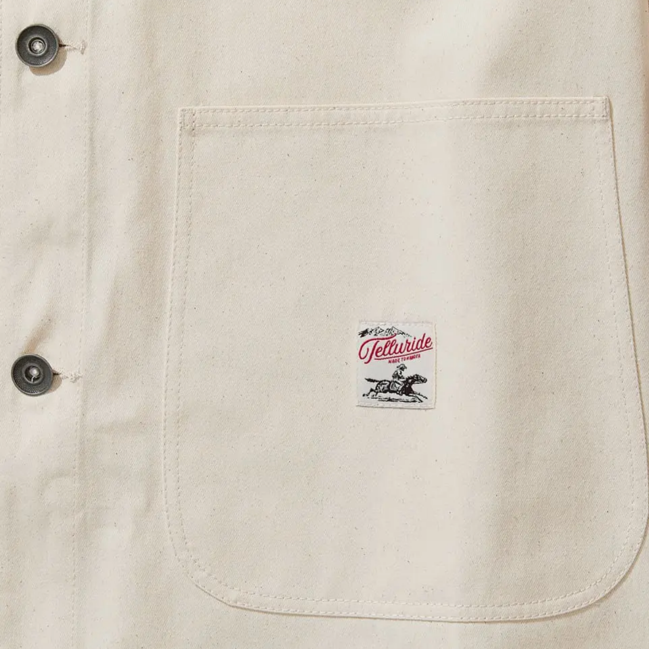 TELLURIDE CHORE COAT - OFF WHITE