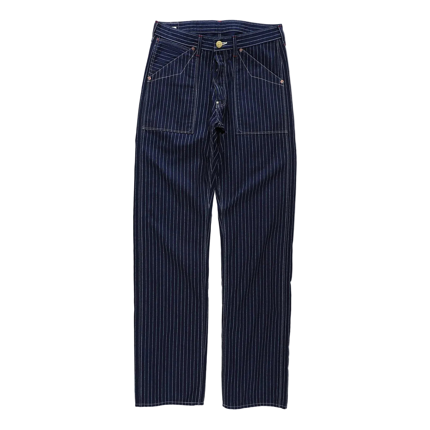 PHERROWS 30S WORK PANTS - INDIGO-WABASH