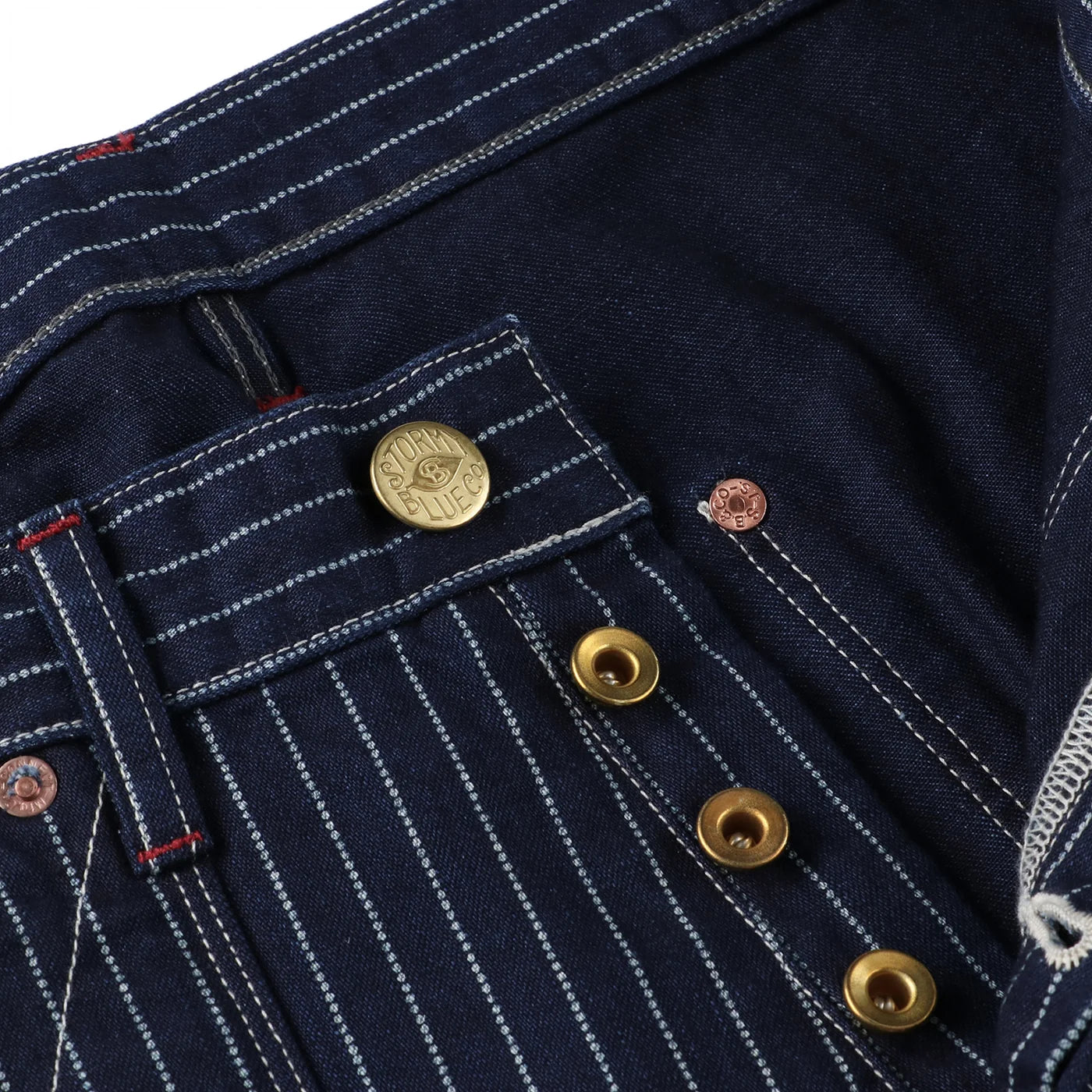 PHERROWS 30S WORK PANTS - INDIGO-WABASH