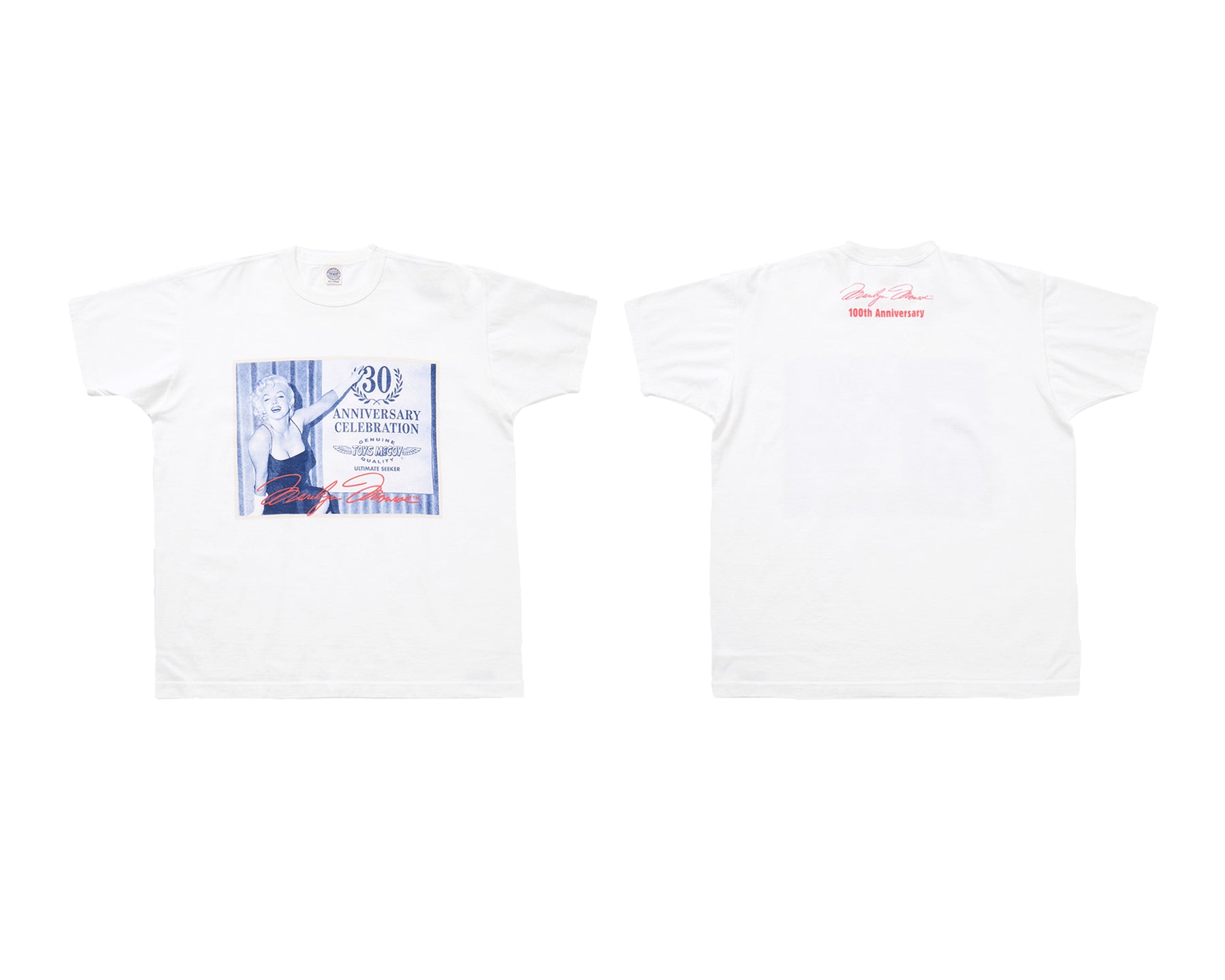 TOYS MCCOY MARILYN MONROE TEE CELEBRATION - OFFWHITE