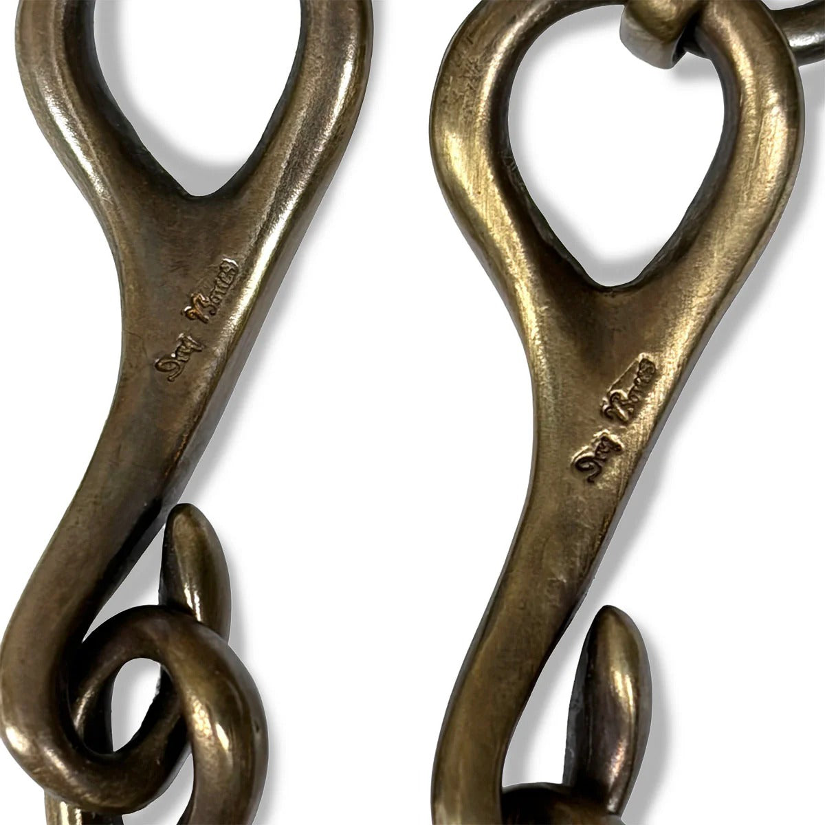 DRY BONES BRASS BIT BRACELET - BRASS