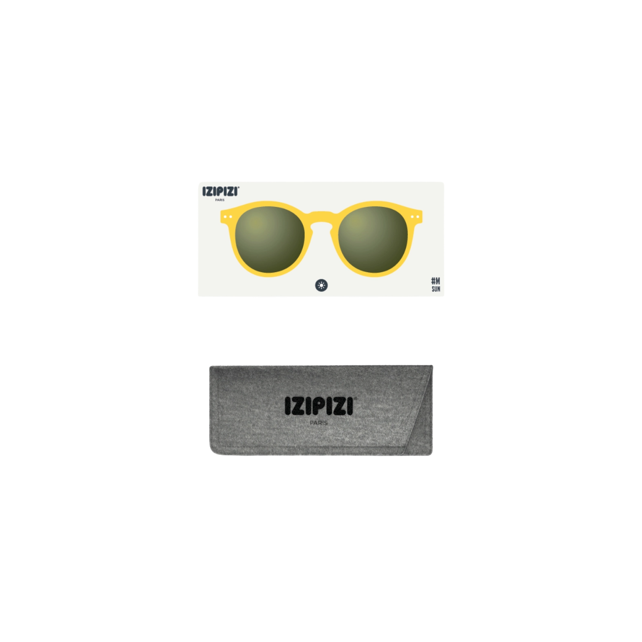 IZIPIZI SUN N YELLOW HONEY GREEN LENSES - YELLOW HONEY