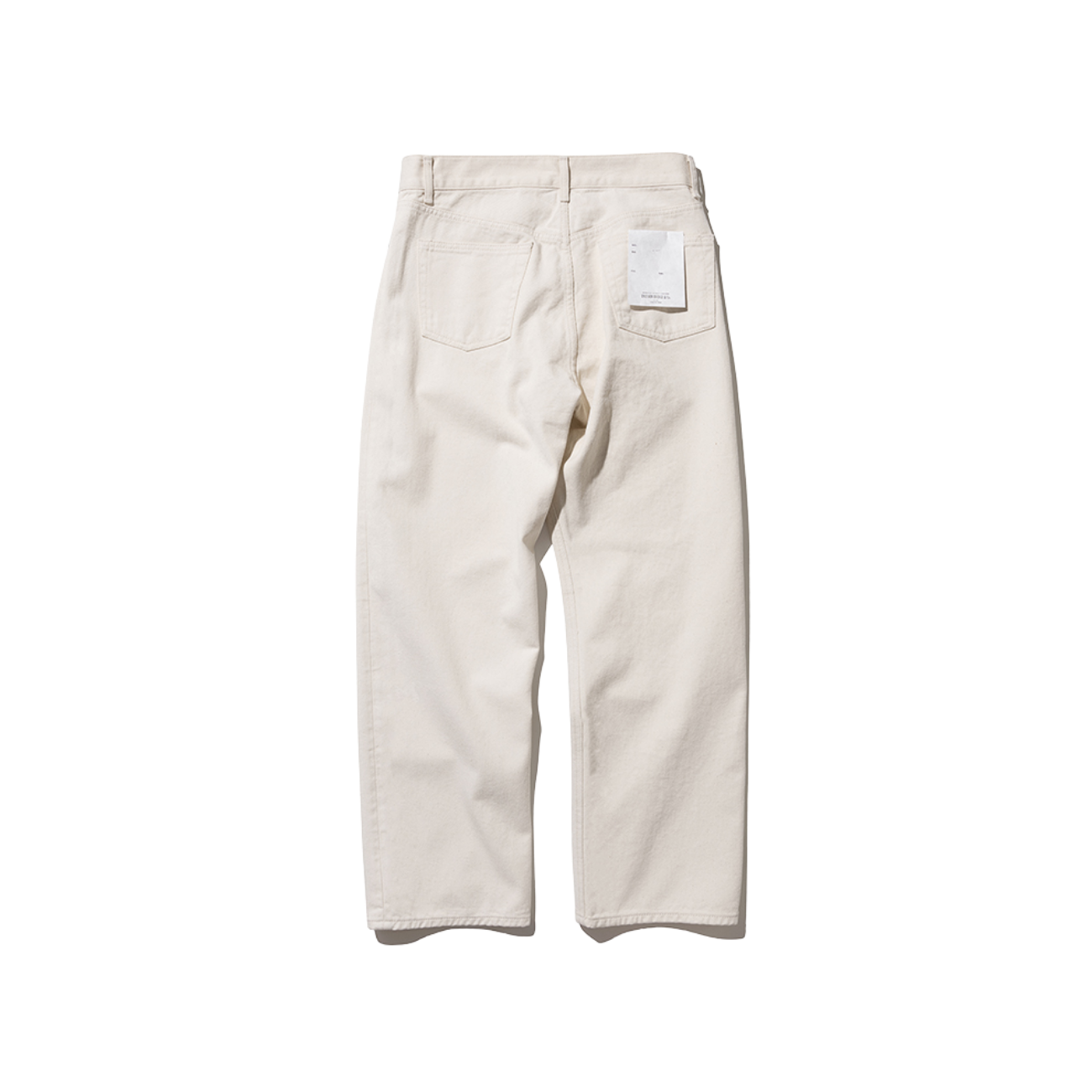 UNIFORM BRIDGE COMFORT DENIM PANTS - NATURAL