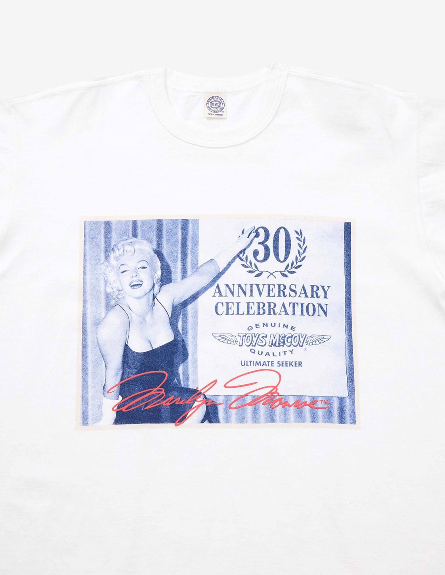 TOYS MCCOY MARILYN MONROE TEE CELEBRATION - OFFWHITE