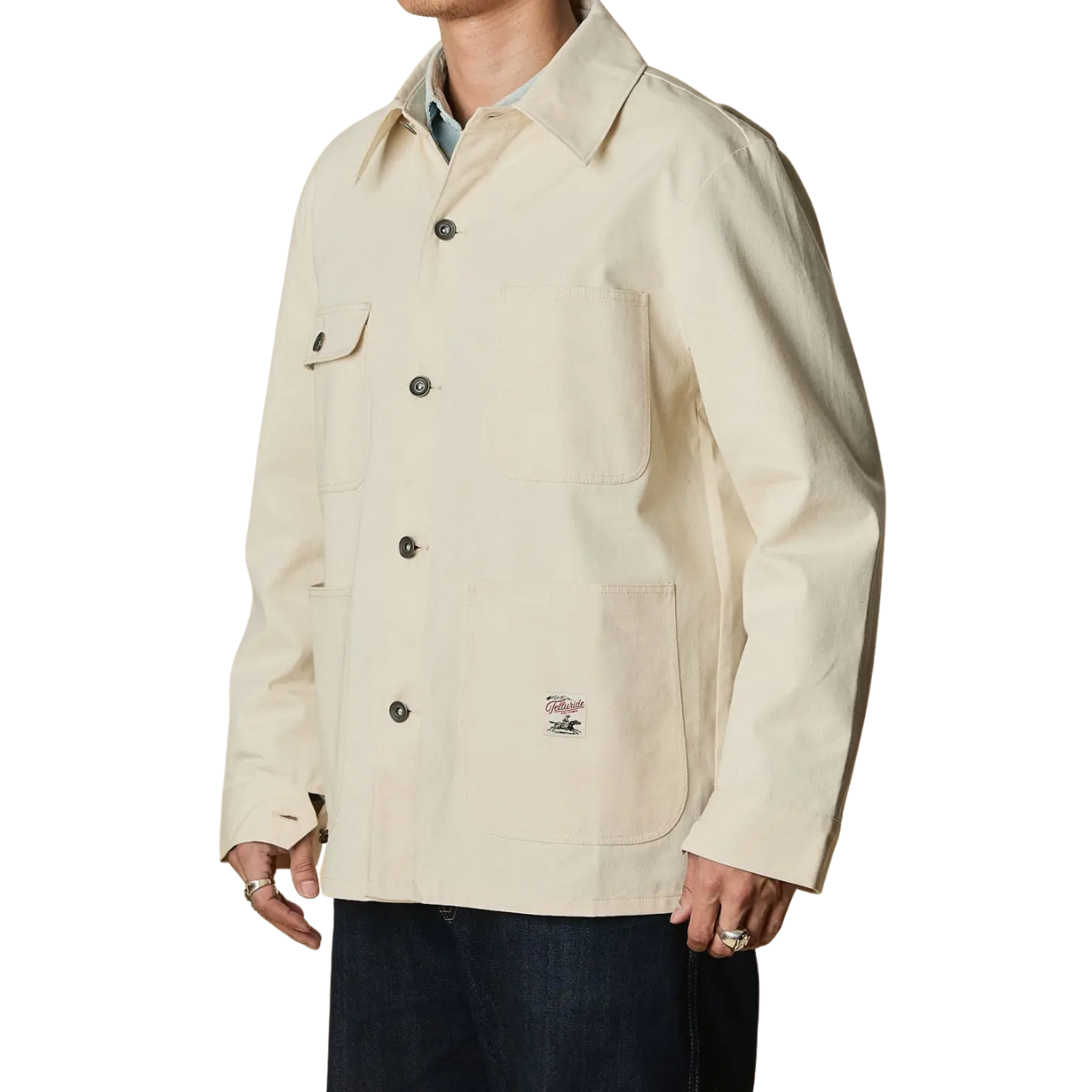 TELLURIDE CHORE COAT - OFF WHITE