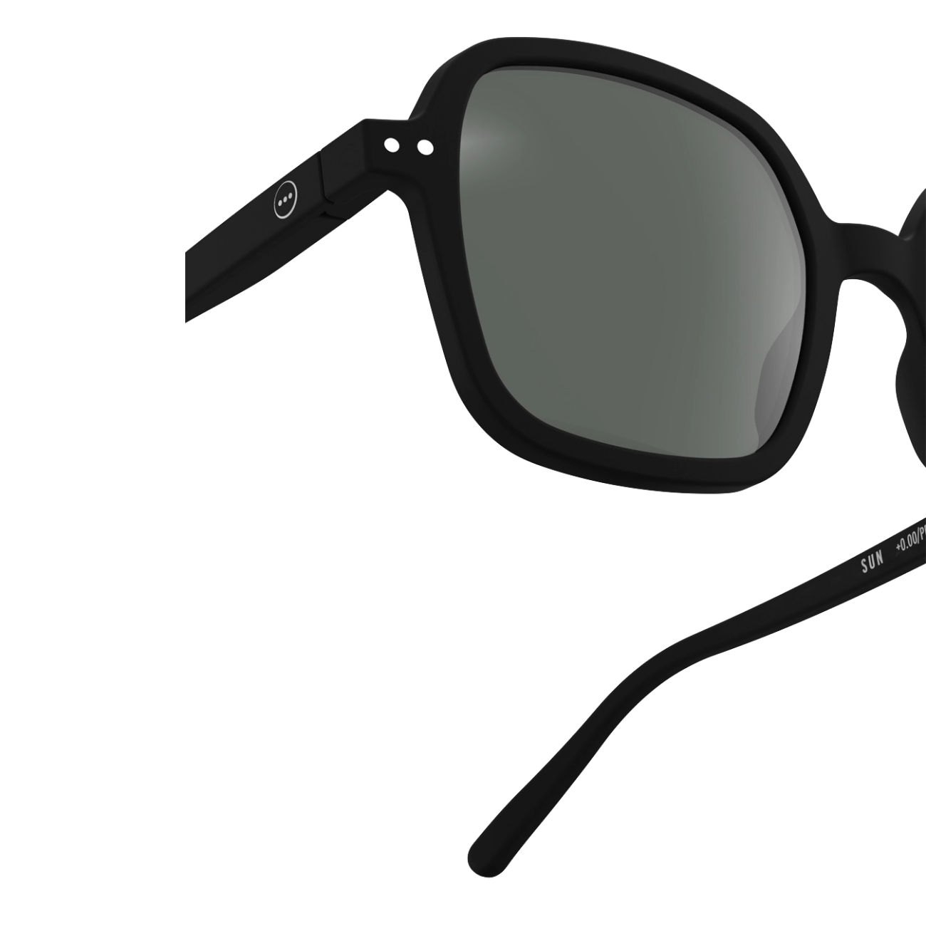 IZIPIZI SUN OFFICE BLACK GREY LENSES - BLACK