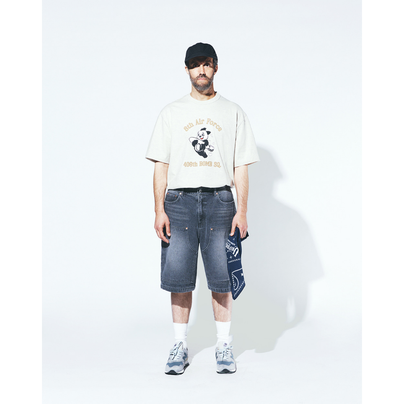 UNIFORM BRIDGE 409TH BOMB SQ. S/S T-SHIRT - OATMEAL