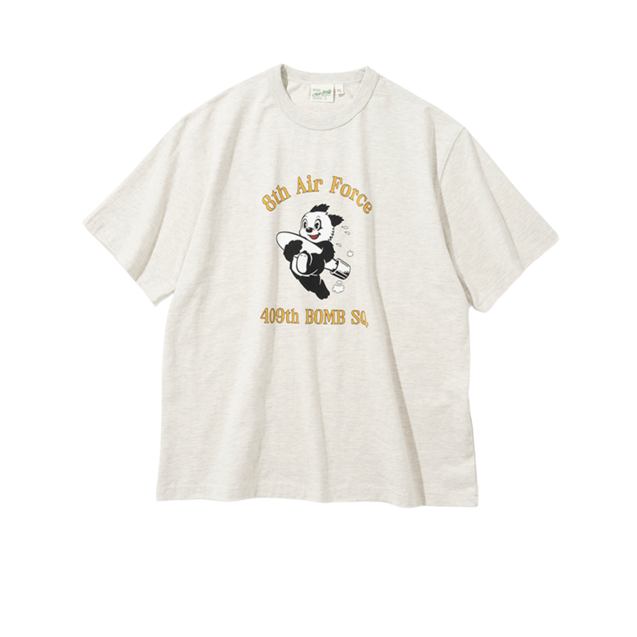 UNIFORM BRIDGE 409TH BOMB SQ. S/S T-SHIRT - OATMEAL