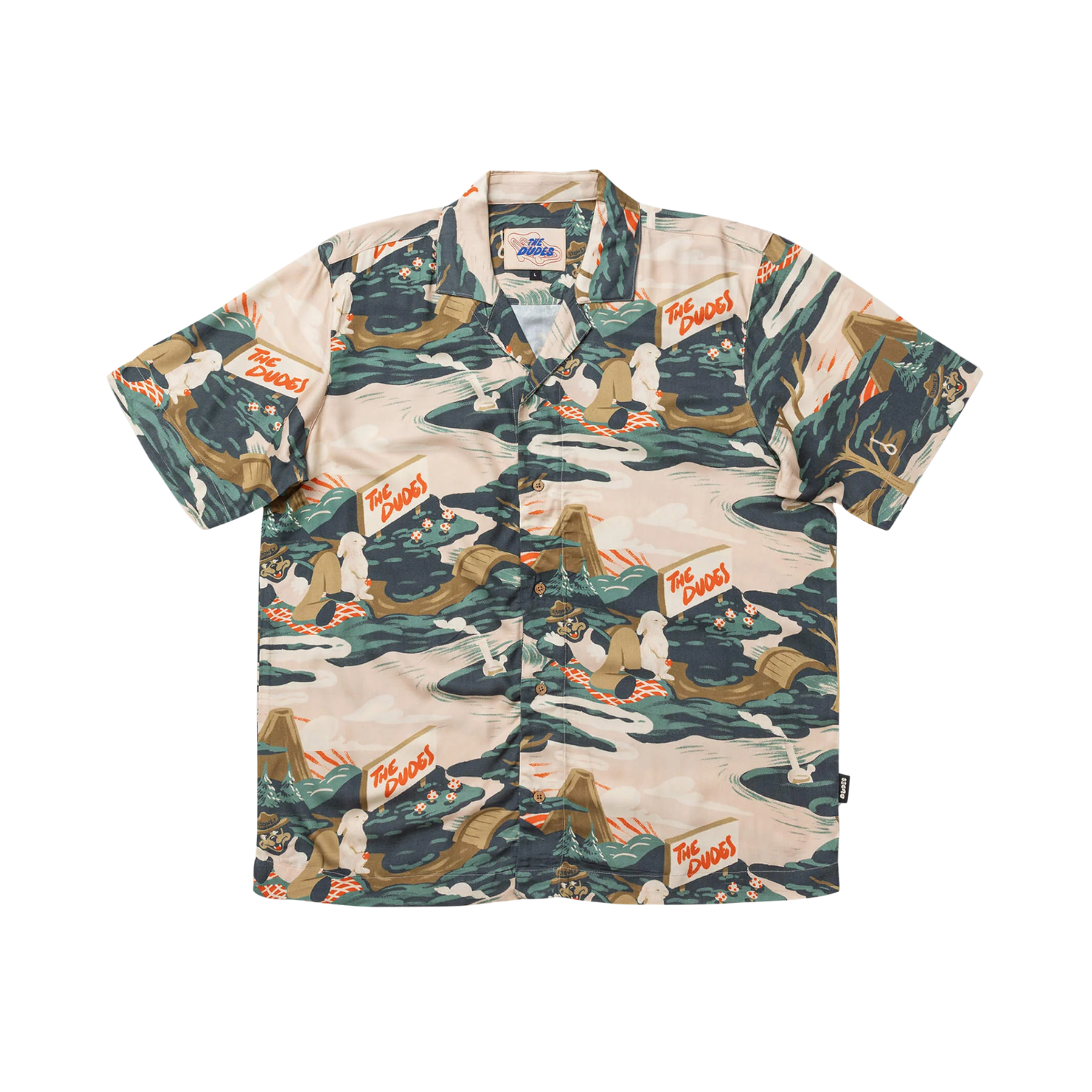 THE DUDES GREENLAND HAWAIIAN SHIRT - MULTICOLOR