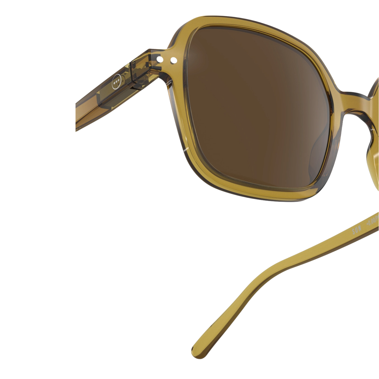 IZIPIZI SUN OFFICE GOLDEN GREEN BROWN LENSES - GOLDEN GREEN