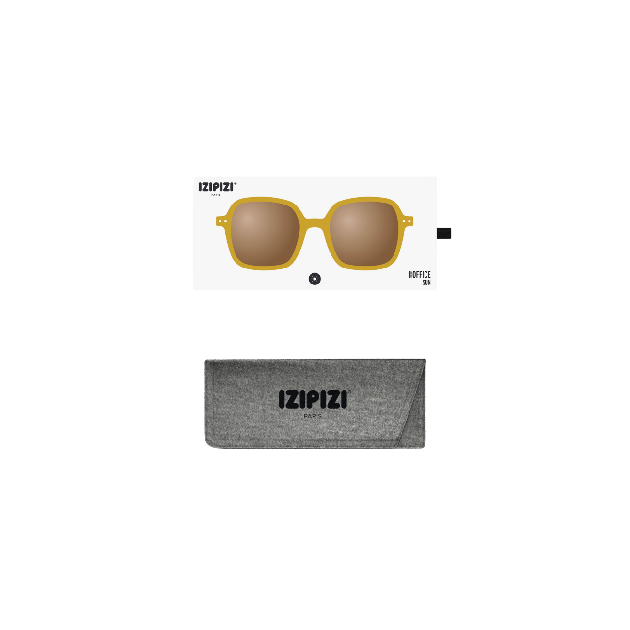 IZIPIZI SUN OFFICE GOLDEN GREEN BROWN LENSES - GOLDEN GREEN
