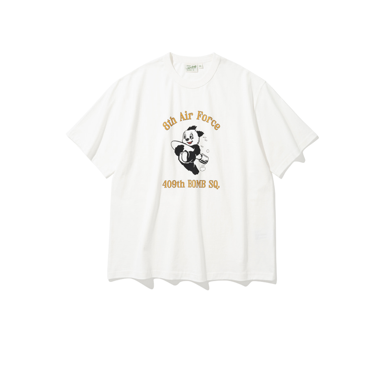 UNIFORM BRIDGE 409TH BOMB SQ. S/S T-SHIRT - OFF WHITE
