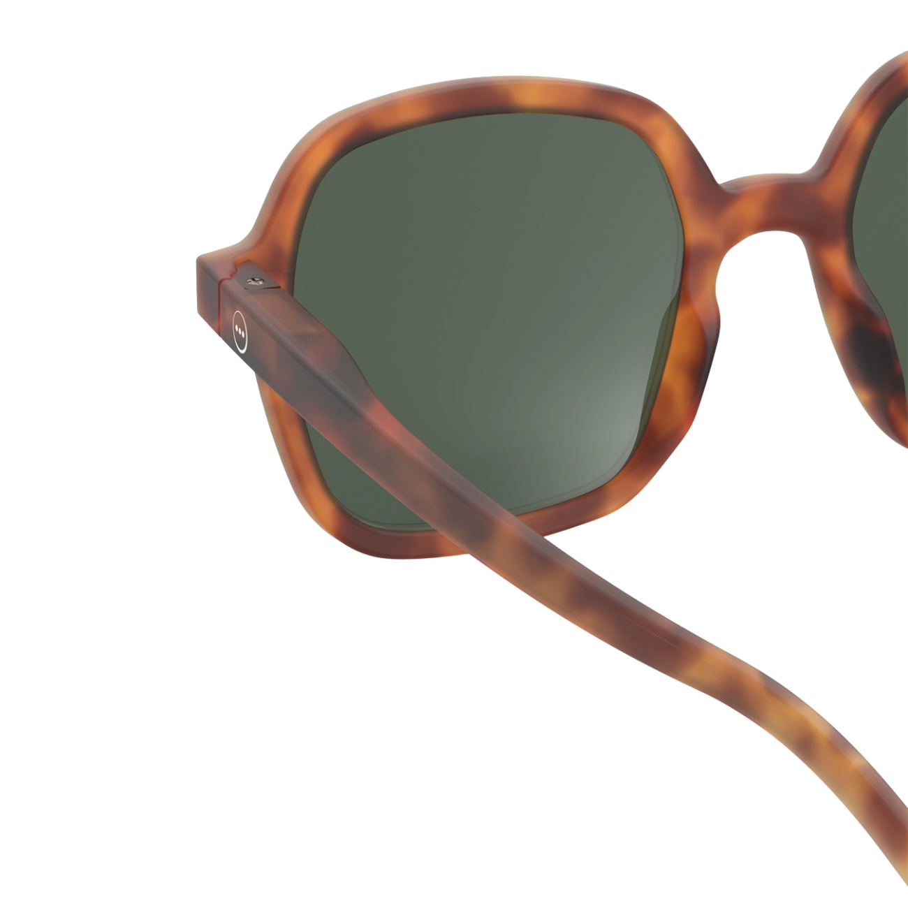 IZIPIZI SUN OFFICE HAVANE GREEN LENSES - HAVANE