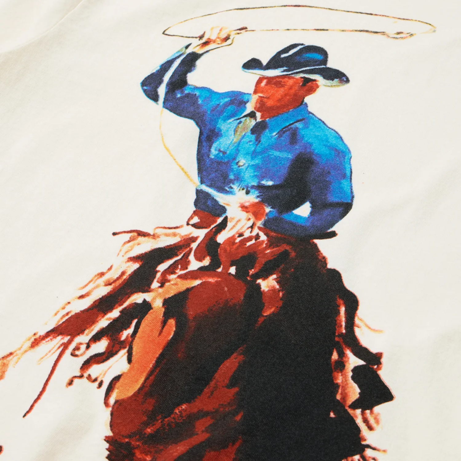 ONE OF THESE DAYS BURNS MUCH BRIGHTER T-SHIRT - BONE
