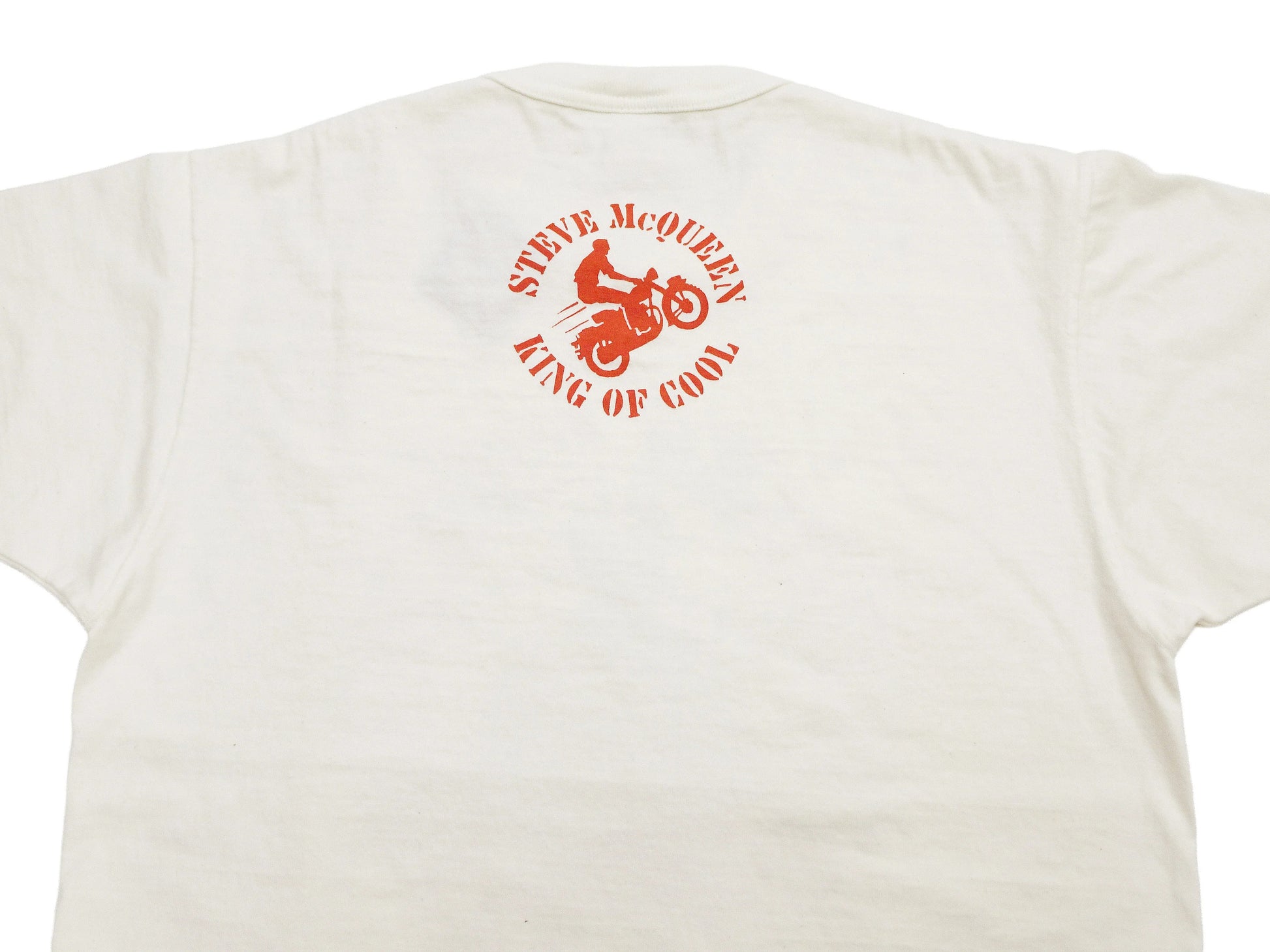 TOYS MCCOY STEVE MCQUEEN TEE KING OF COOLER KING - OFFWHITE