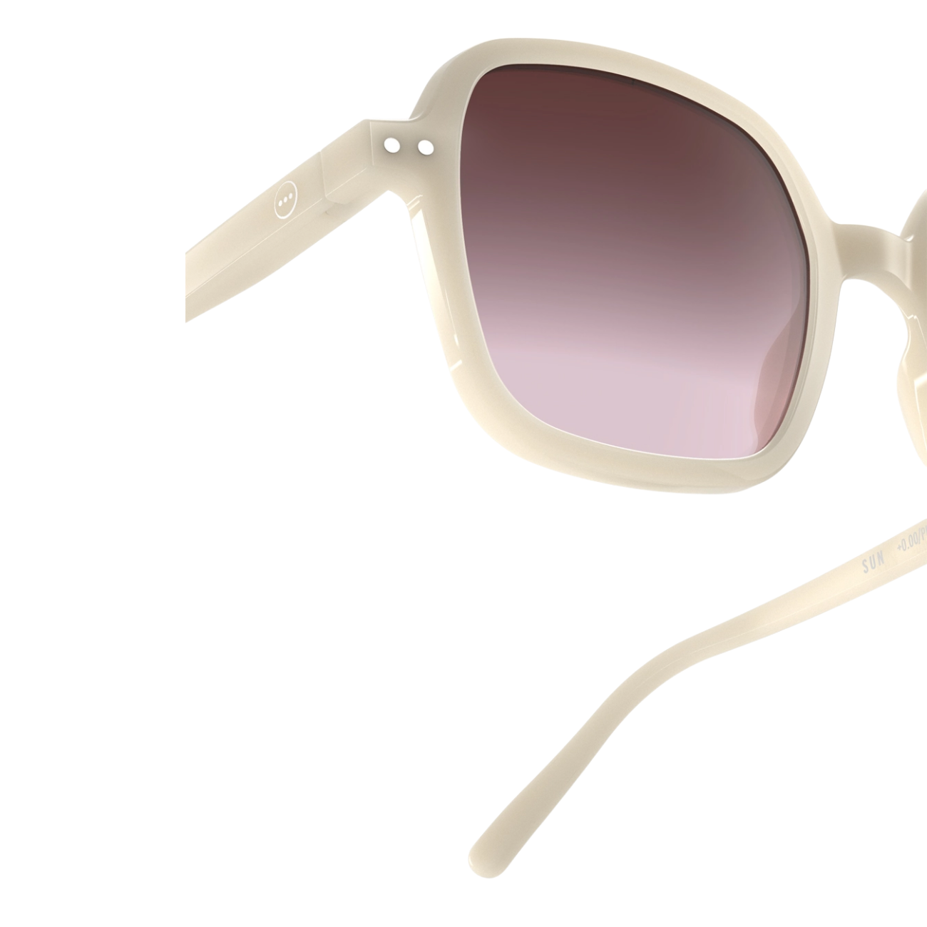 IZIPIZI SUN OFFICE VINTAGE CREAM VIOLET SHADING LENSES - VINTAGE CREAM