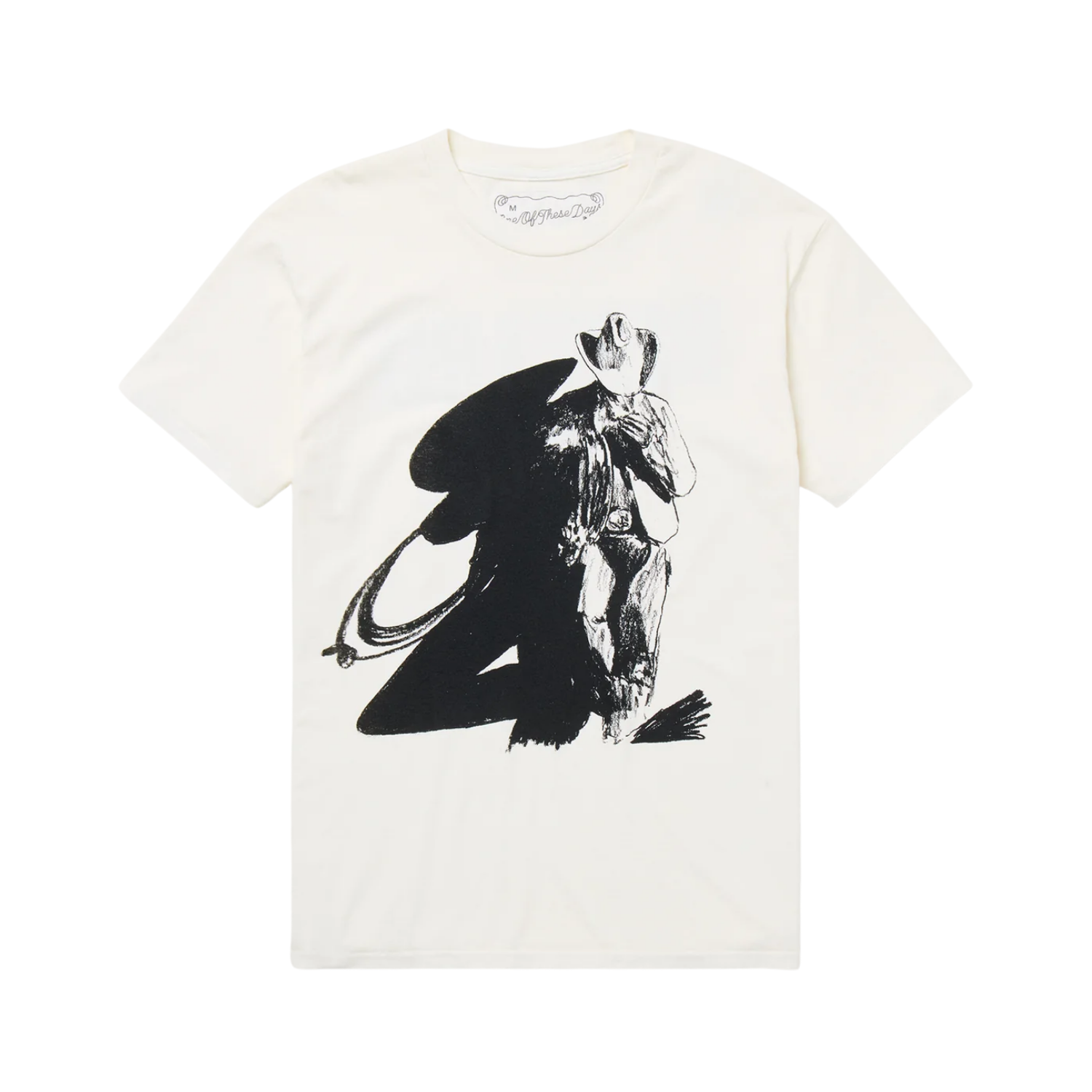 ONE OF THESE DAYS DEAD OR ALIVE T-SHIRT - BONE
