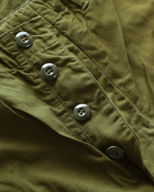 TCB JEANS TROPICAL TROUSERS - OLIVE