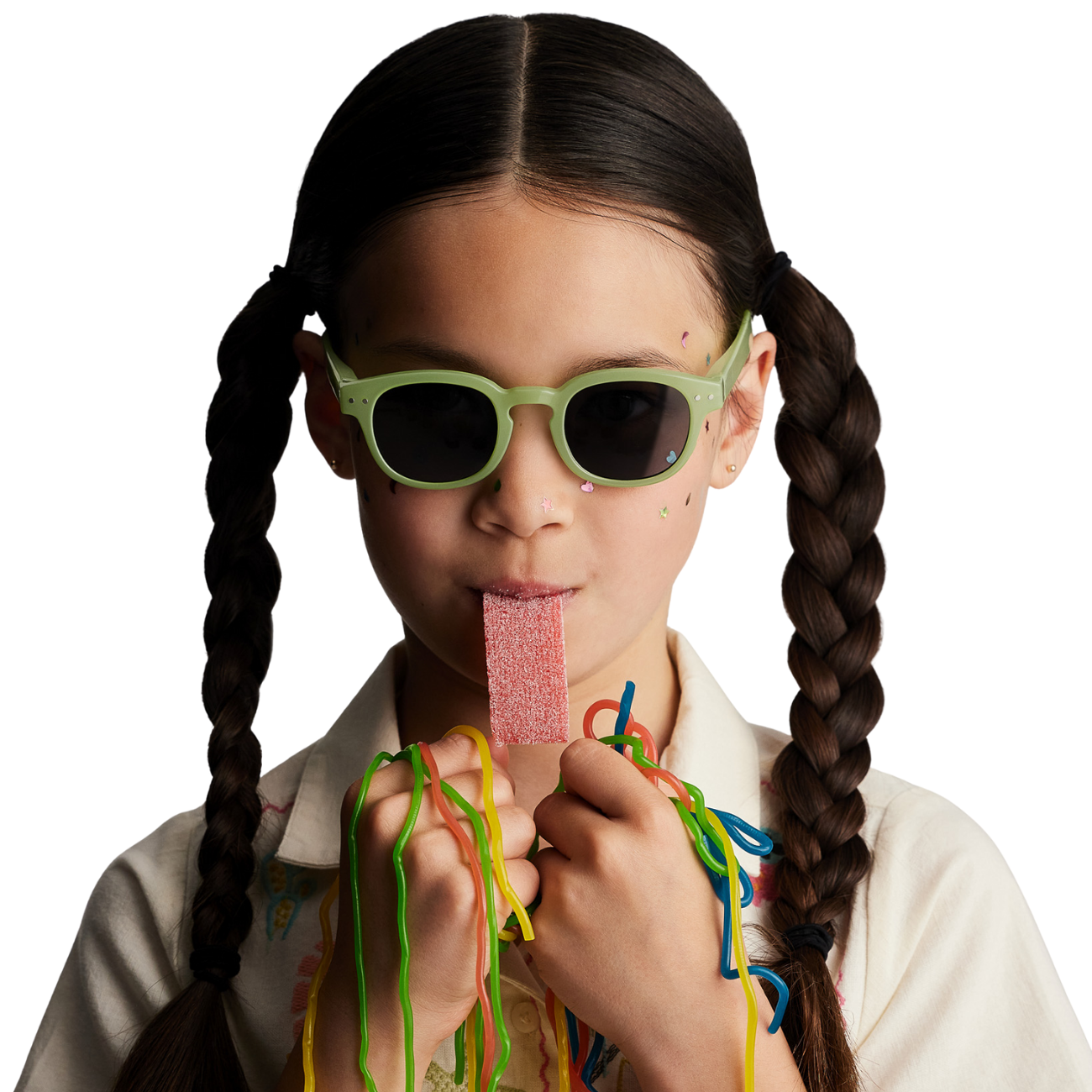 IZIPIZI JUNIOR SUN C PEAR GREY LENSES - PEAR