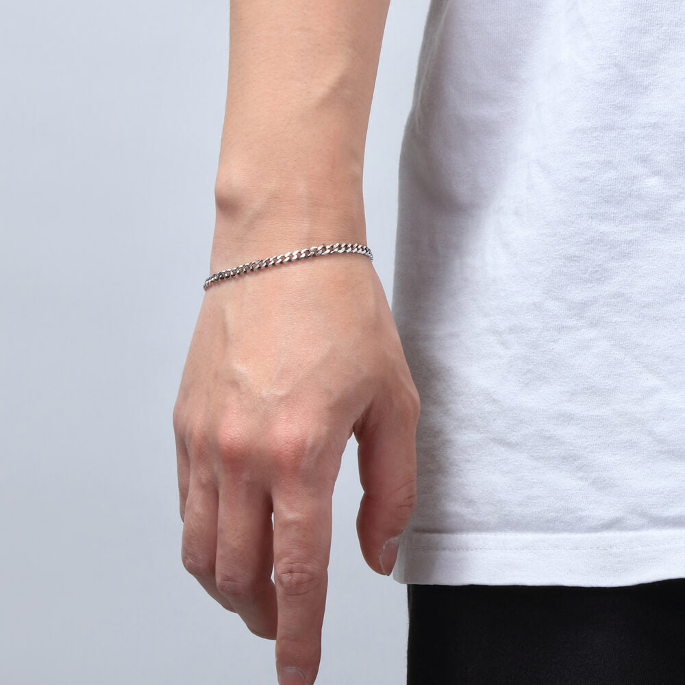 SAAD KIHEI CHAIN BRACELET SLIM 19CM