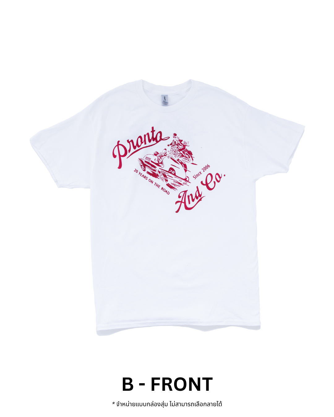 PRONTO&CO. 20TH ANNIVERSARY TEE - BLIND BOX Drop 2
