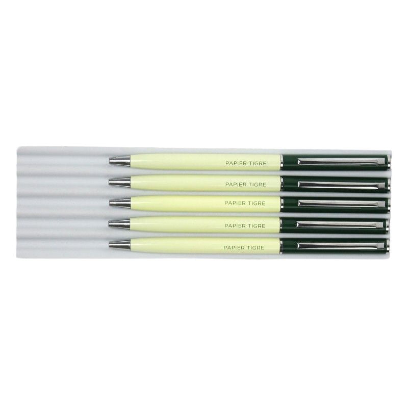 PAPIER TIGRE  BALLPOINT PEN - PINE TREE/LIGHT GREEN