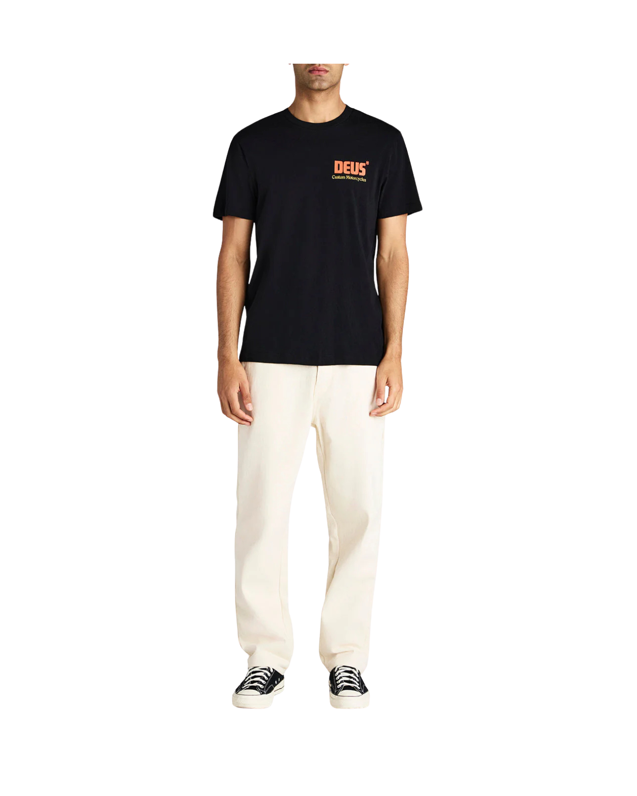 DEUS EX MACHINA DROP DOWN TEE - BLACK