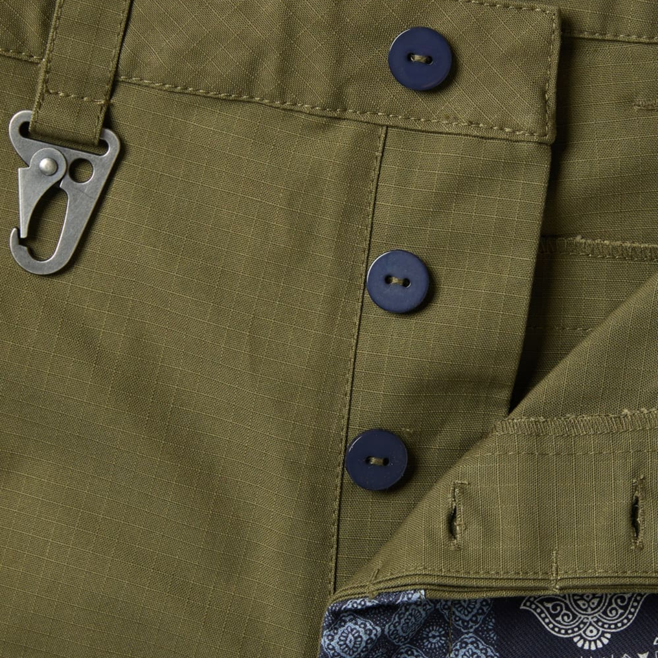 UNION LABS PATCH UP P43 SHORTS - OLIVE