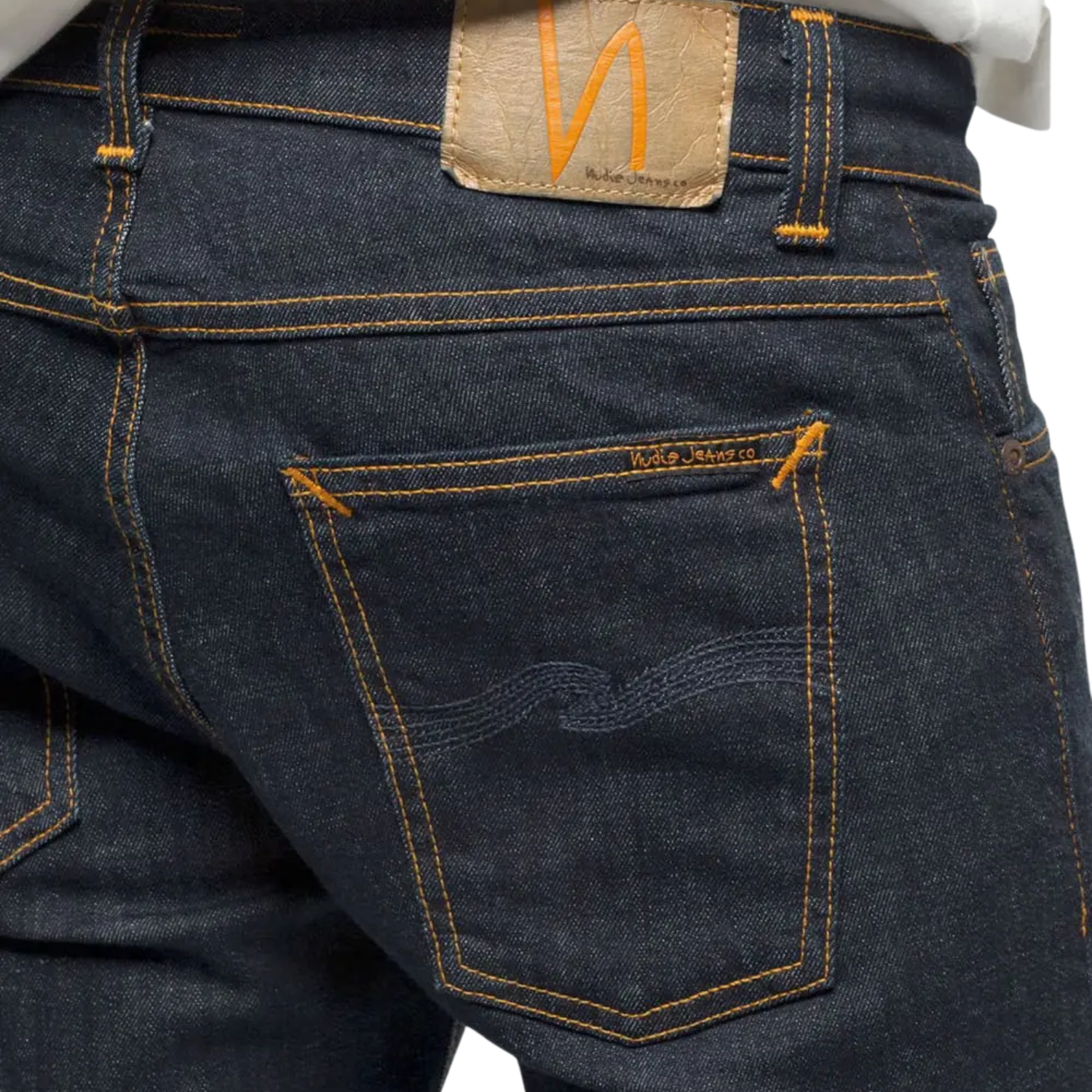 NUDIE JEANS TIGHT TERRY - RINSE TWILL